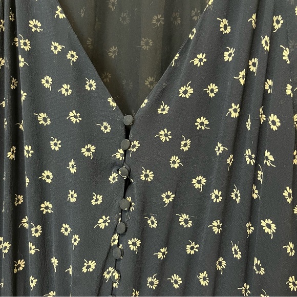 Joie Alithea Silk Long Sleeve Asymmetric Hem Dress - Picture 7 of 16